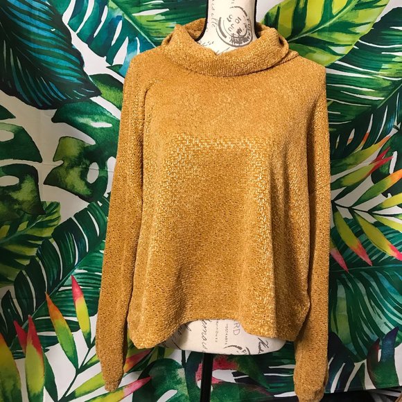 Candie's Tops - $40 Candies Juniors XL Mustard Yellow Fall Winter Sweater